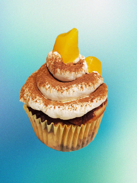 Peach Cobbler Cupcakes