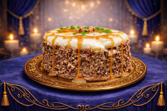 Large Carrot Cake With Butterscotch Caramel Drizzle